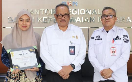 BKPP Kabupaten Barito Kuala Terima Penghargaan Arsip ASN Kategori Lengkap